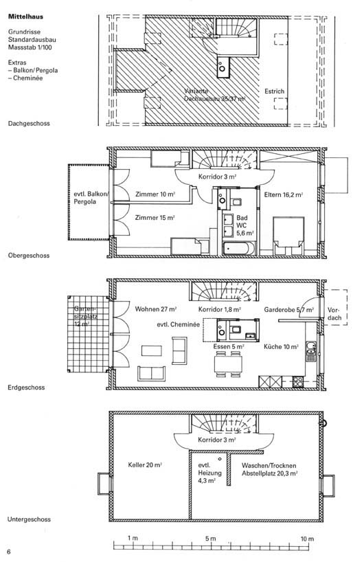 UMB Grundriss Mittelhaus